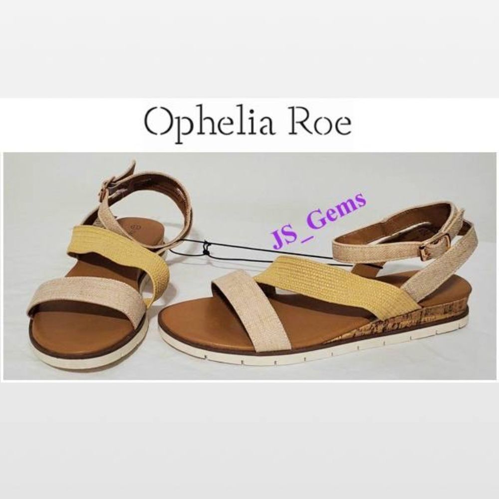 New Women Strappy Sandals Shoes Neutral Color Size 11